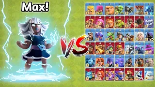 Max-Electro Titan vs All Max Troops! || Clash of Clans