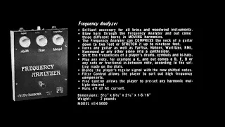 Frequency Analyzer. Electro Harmonix Demonstration Record, 1977