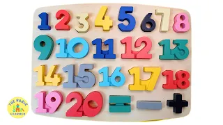 Best Learn Numbers and Counting 1-20 Video | Preschool Toddler Learning Toy Video