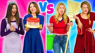 GOOD RICH MOM vs BAD BROKE MOM FUNNY MOMENTS. Types of Moms in Relatable Situations Comedy.