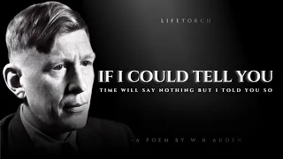 If I Could Tell You: A Poem by W H Auden (Underrated Poems)