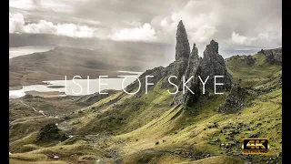 Isle of Skye, Scottish Island in Summer 4k drone video