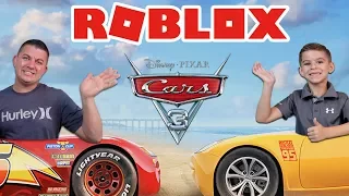 CARS 3 | ROBLOX ADVENTURE OBBY! Save Lightning McQueen