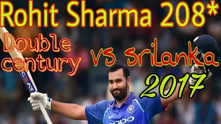 Rohit Sharma 208*  of 153 | India VS Sri Lanka 2ND ODI | Cricket News |