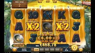 Wild Falls Slot - Gold Rush Spins MEGA WIN!