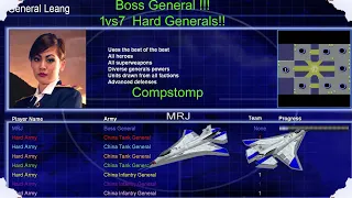 Boss General 1 vs 7 Hard Generals. (Compstomp)