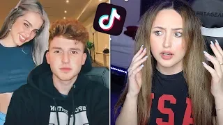 Reacting To My Boyfriends TikToks... oh no