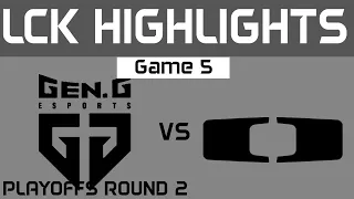 GEN vs DK Highlights Game 5 R2 LCK Spring Playoffs 2024 GenG vs Dplus KIA by Onivia