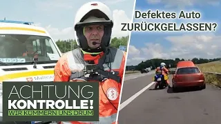 Auto auf dem STANDSTREIFEN! 😱 Fahrer VERSCHWUNDEN! | Kabel Eins | Achtung Kontrolle