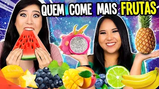 QUEM COME MAIS FRUTAS GANHA! | Blog das irmãs