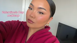 VALENTINES DAY MAKEUP LOOK⭐️💋 date night makeup