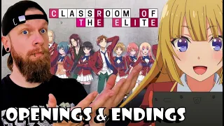 Classroom of the Elite Openings and Endings Reaction