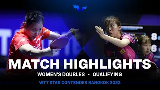 Yoon Hyobin/Joo Cheonhui vs Wu Yangchen/Qi Fei | WD Qual | WTT Star Contender Bangkok 2023