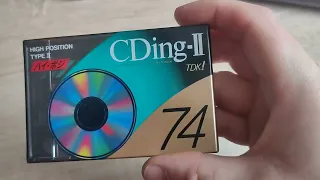 Аудиокассеты TDK! CDing-II (1996?) и TDK CDing2 (1998). Распаковка, калибровка. Немонтажка.