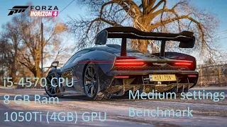 i5 4570, 8GB Ram, 1050TI - Forza Horizon 4 Benchmark @ Medium settings