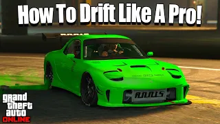 *NEW* How To Drift Like A Pro In GTA 5 Online - (Los Santos Tuners DLC Update)