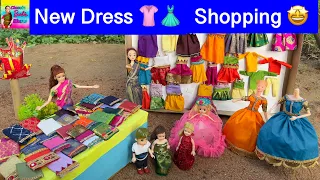 வசந்த காலம் Episode -256 | New Dress Shopping in barbie for diwali | classic barbie show | doll show