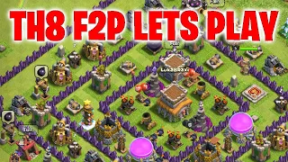 TH8 F2P LETS PLAY (EP #14) - Clash of Clans 2021