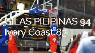 Gilas Pilipinas vs Ivory Coast Highlights | Norwood Injured