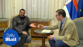 Actor Steven Seagal receives Serbian passport in 2016 - Daily Mail
