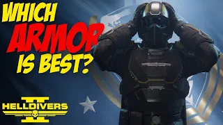 Which ARMOR is BEST and should you pick? | HELLDIVERS 2