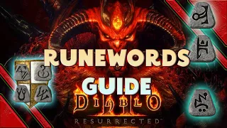 Diablo 2 Resurrected -  The Ultimate Guide On How To Make Runewords - Perfect For Beginners