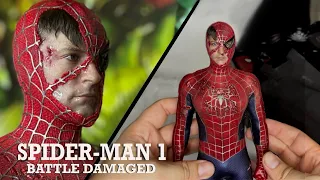 Spider-Man 1 BATTLE DAMAGED [ HOT TOYS CUSTOM FIGURE ]