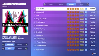 [Fortnite Festival S2] Moves Like Jagger Expert Vocals 100% FC World Record