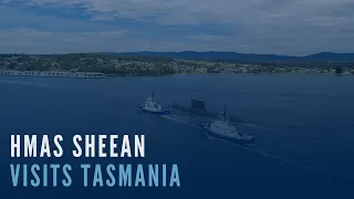 Navy Submarine HMAS Sheean visits Tasmania