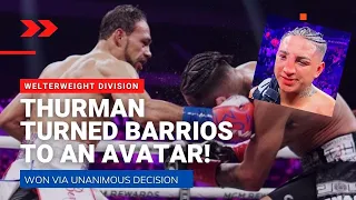 THURMAN vs BARRIOS FIGHT HIGHLIGHT | Turned Barrios’ face to an Avatar