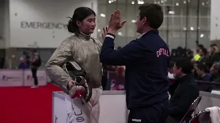 2023 Junior Olympics-Cadet Women's Saber Gold Medal Final: Sophie Liu vs Natalie Shearer