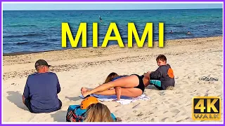 4K WALK Miami BEACH 4k video WALKING TOUR travel channel HDR