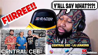 UK WHAT UP🇬🇧!! Y'ALL SLANG DIFFERENT! Central Cee Spits Bars L.A. Leakers Freestyle 149 (REACTION)