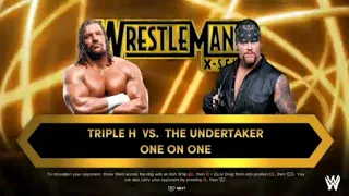 Triple H vs The Undertaker -  Wrestlemania 17. WWE 2K24