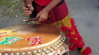 Kesun Lion Dance Drummer Chuan