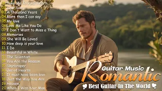 Soothing Romantic Music For A Calm And Happy Mind / TOP 100 ROMANTIC GUITAR MUSIC 🎻