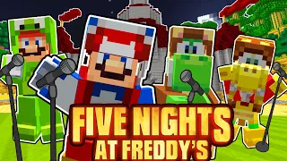 Minecraft Super Mario Five Night's At Freddy's | PEACH'S CASTLE!