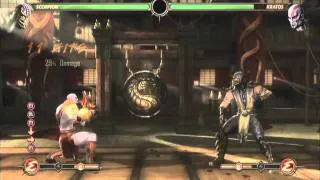 Mortal Kombat 9 Scorpion BnB Combos