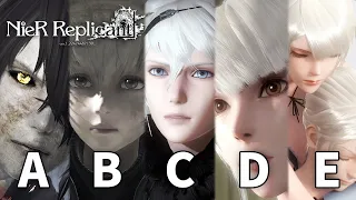 NieR Replicant - All Endings (A, B, C, D, E) KOR Ver.