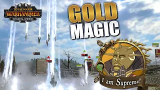 TASTE GOLD MAGIC in IMMORTAL EMPIRES! | Total War Warhammer 3