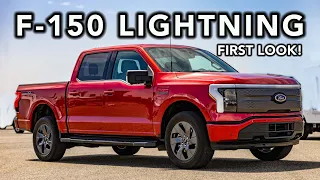 Riding the Lightning  -- 2022 F-150 Lightning First Look! (BEST F-150 EVER?????)