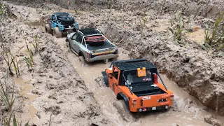 RC Offroad Extreme Mudding Together With Friends | 1/10 Scale RC Adventure Indonesia [ENG SUB]