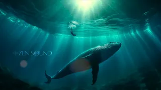 Deep Underwater Journey – Healing Meditation Music | Water Koshi Wind Chimes Meditation & Calm Whale