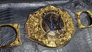 new 2023 shop wwe world heavyweight replica belt! what's behind the plates!