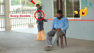 Scary Zombie Halloween Prank On Public Reaction! Part-3 Try Not To Laugh!