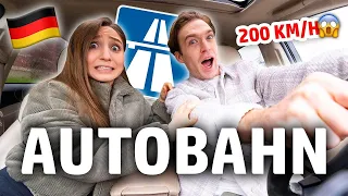 American's FIRST TIME driving on the GERMAN AUTOBAHN! | Feli from Germany