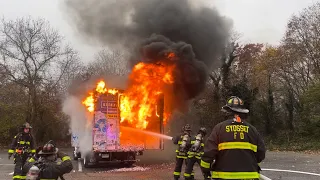 TRUCK FIRE - SYOSSET NY