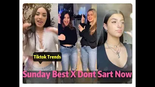 Sunday best X Don't start now Challenges / Tiktok Compilation --- Tiktok Trends