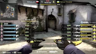 CSGO: POV Na'Vi flamie vs Virtus Pro (30/13) inferno @ ESL Pro League Finals