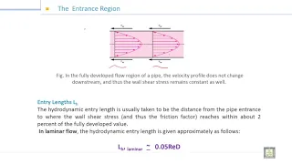 Fluid Mechanics -1 | 9-2 | The Entrance Region